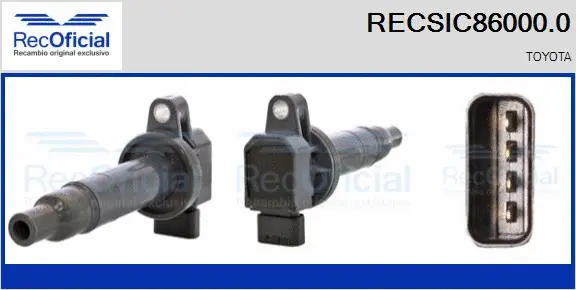 Bobine d'allumage RECOFICIAL RECSIC86000.0
