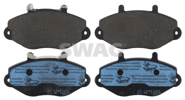 Kit de plaquettes de frein, frein à disque SWAG 50 11 6070