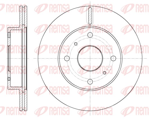 Disque de frein REMSA 61800.10