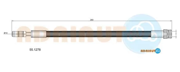 Flexible de frein ADRIAUTO 55.1278