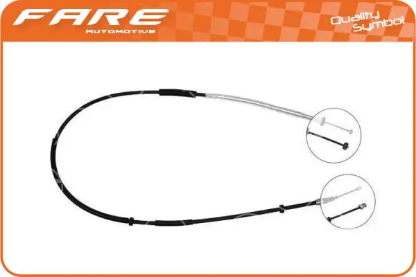 Tirette à câble, frein de stationnement FARE-CO 18083