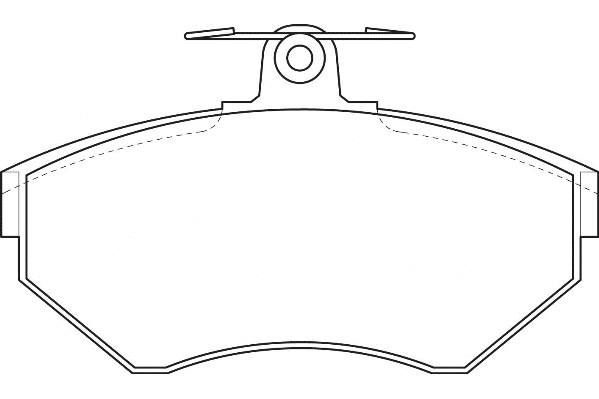 Kit de plaquettes de frein, frein à disque Omnicraft 2143219