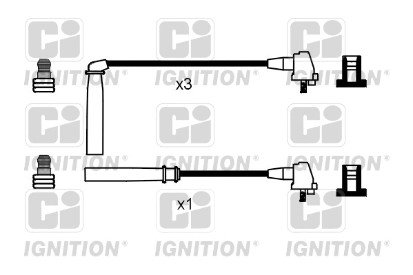 Kit de câbles d'allumage QUINTON HAZELL XC638