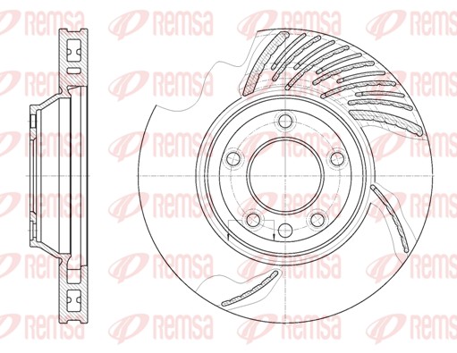 Disque de frein REMSA 6769.11
