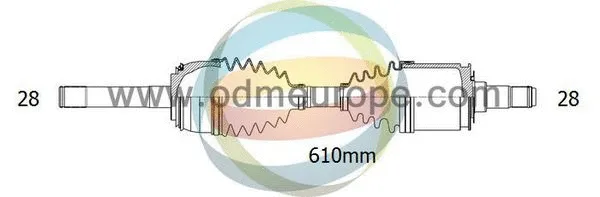 Arbre de transmission 4X4 ESTANFI EST-18-081400