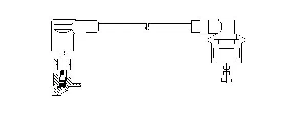 Câble d'allumage BREMI 695/86