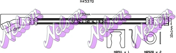 Flexible de frein KAWE H4537Q