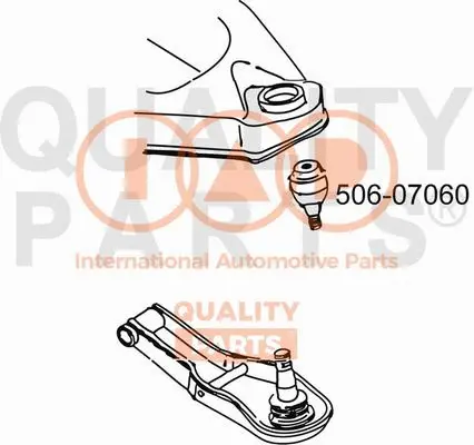 Rotule de suspension IAP QUALITY PARTS 506-07060