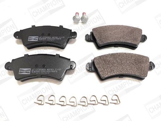 Kit de plaquettes de frein, frein à disque CHAMPION 573036CH