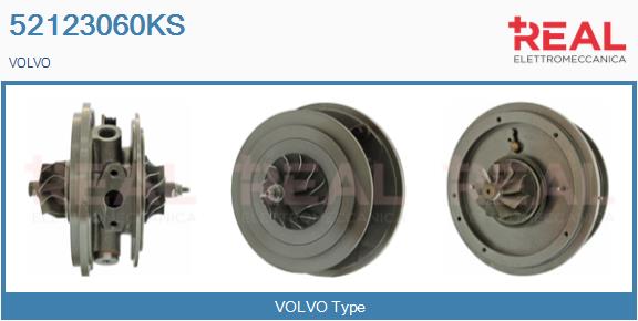 Groupe carter, turbocompresseur REAL 52123060KS