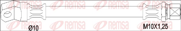 Flexible de frein REMSA G1904.12