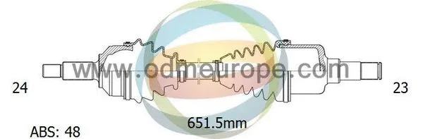 Arbre de transmission 4X4 ESTANFI EST-18-091441
