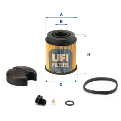 Filtre d'urée UFI 44.001.00
