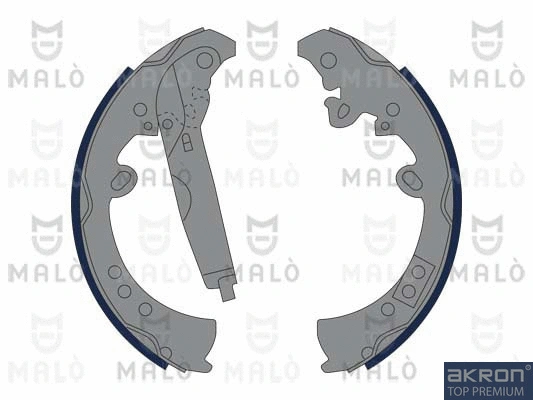 Jeu de mâchoires de frein AKRON-MALÒ 1390289