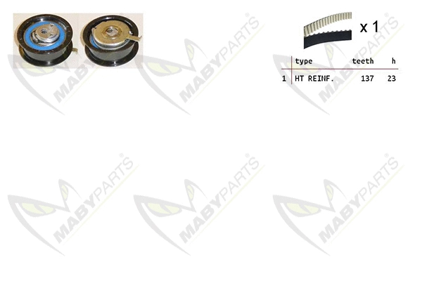 Kit de courroie crantée MABYPARTS OBK010232