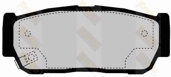 Kit de plaquettes de frein, frein à disque Brake ENGINEERING PA1647