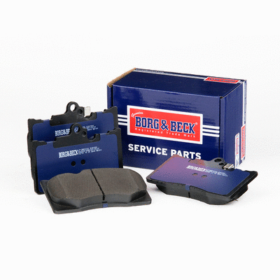 Kit de plaquettes de frein, frein à disque BORG & BECK BBP2153