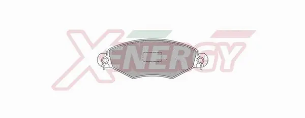 Kit de plaquettes de frein, frein à disque AP XENERGY X40680