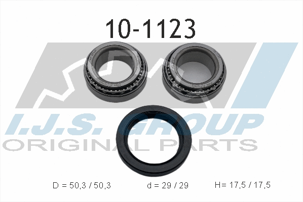 Kit de roulements de roue IJS GROUP 10-1123