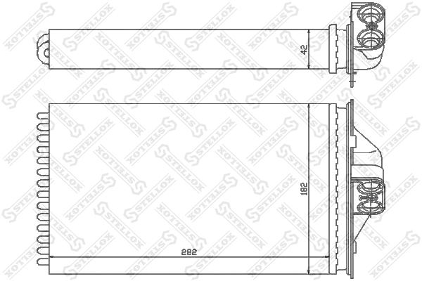 Système de chauffage STELLOX 10-35089-SX