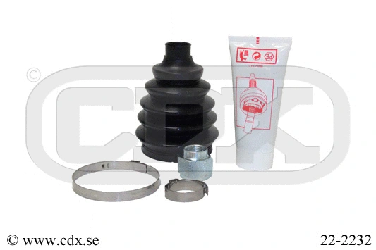 Jeu de joints-soufflets, arbre de commande CDX 22-2232