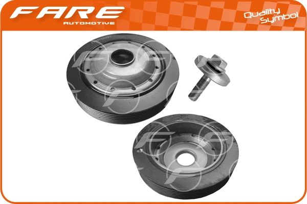 Kit de poulies, vilebrequin FARE SA 4205C