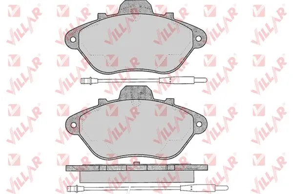 Kit de plaquettes de frein, frein à disque VILLAR 626.0328