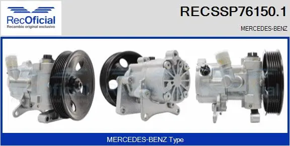 Pompe hydraulique, direction RECOFICIAL RECSSP76150.1