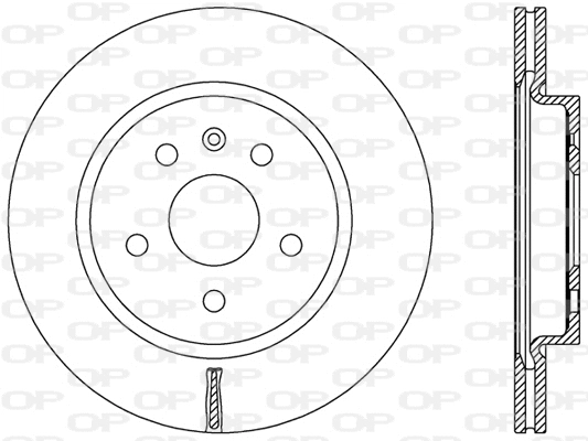 Disque de frein OPEN PARTS BDR2497.20