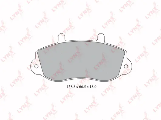 Kit de plaquettes de frein, frein à disque LYNXAUTO BD-5920