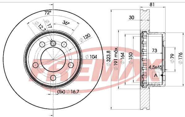 Disque de frein FREMAX BD-0265