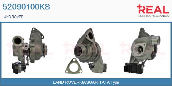 Turbocompresseur, suralimentation REAL 52090100KS