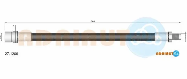 Flexible de frein ADRIAUTO 27.1200