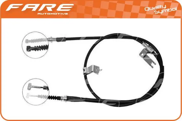 Tirette à câble, frein de stationnement FARE-CO 18456