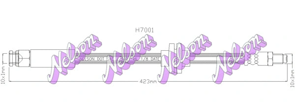 Flexible de frein KAWE H7001