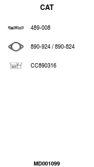 Catalyseur FA1 MD001099