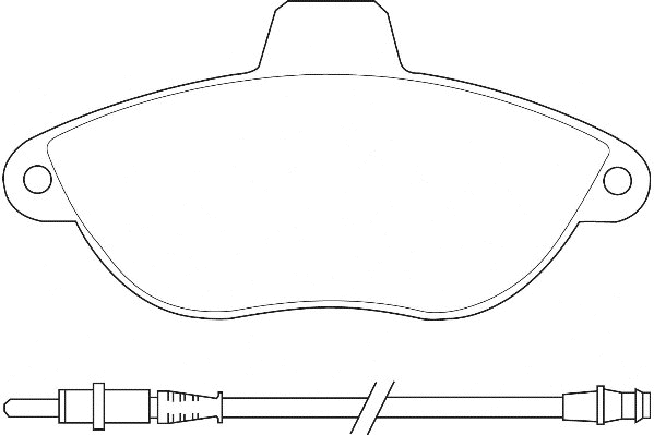Kit de plaquettes de frein, frein à disque Omnicraft 2135155
