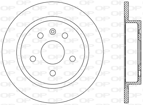 Disque de frein OPEN PARTS BDR2508.10