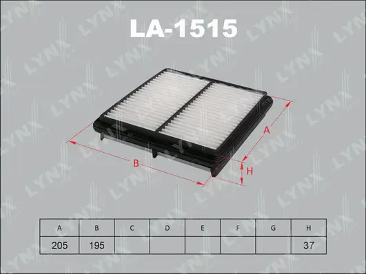 Filtre à air LYNXAUTO LA-1515