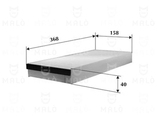Filtre, air de l'habitacle AKRON-MALÒ 1530331