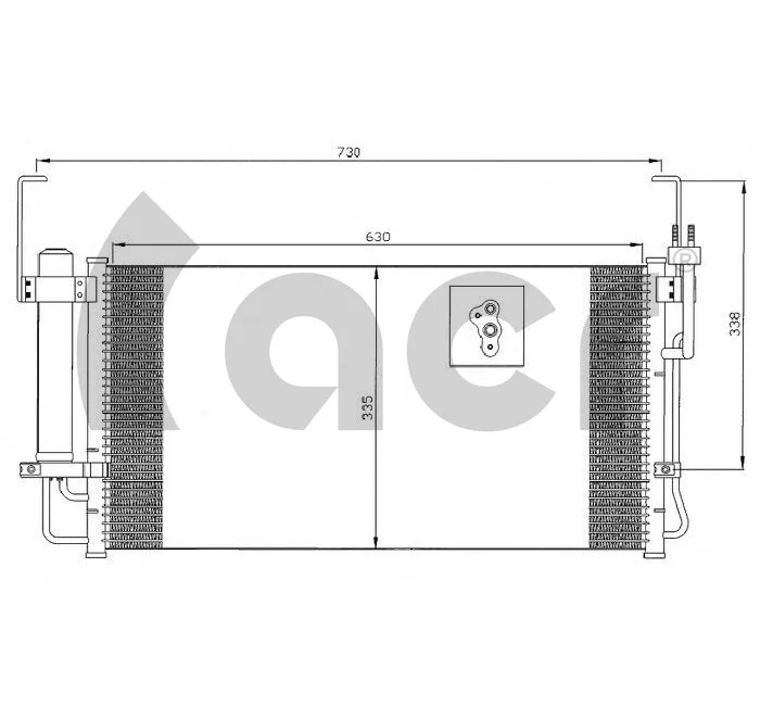 Condenseur, climatisation ACR 300632