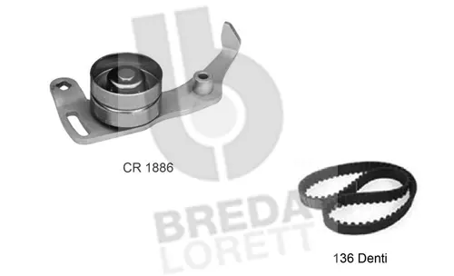 Kit de courroie crantée BREDA LORETT KCD0229