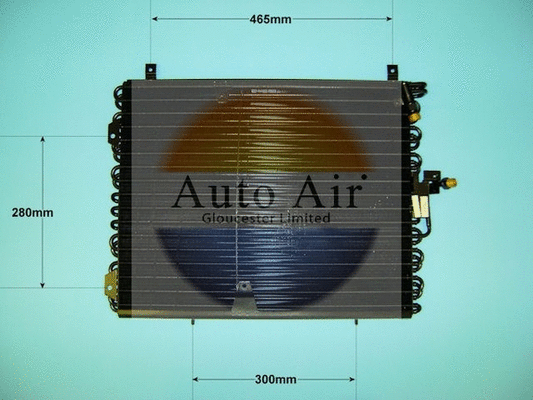 Condenseur, climatisation AUTO AIR GLOUCESTER 16-6578
