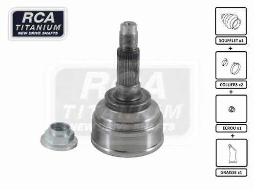 Jeu de joints, arbre de transmission RCA FRANCE MA14