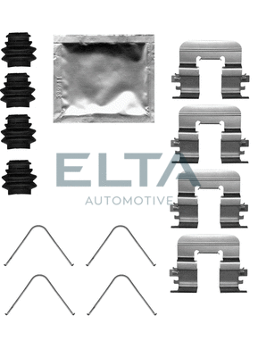 Kit d'accessoires, plaquette de frein à disque ELTA AUTOMOTIVE EA8868