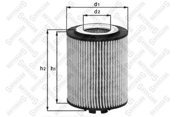 Filtre à huile STELLOX 20-50384-SX