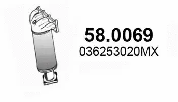 Catalyseur ASSO 58.0069