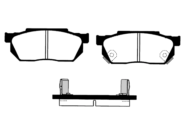 Kit de plaquettes de frein, frein à disque RAICAM RA.0341.1