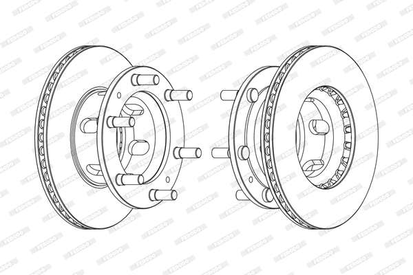 Disque de frein FERODO FCR108A