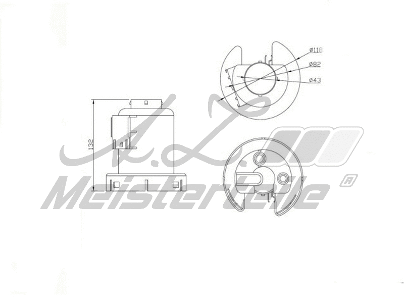 Filtre à carburant A.Z. Meisterteile AZMT-41-020-1466